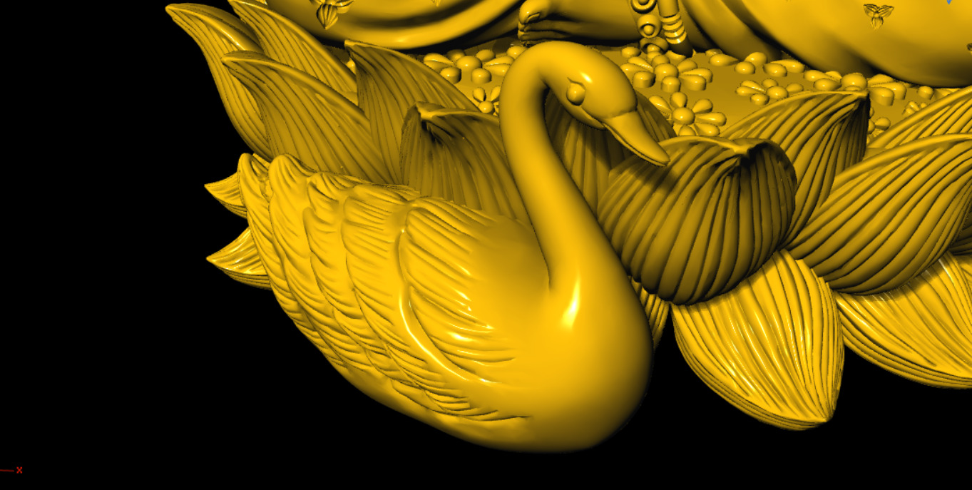 SARASWATI DEVI 3D PRINTED MODEL 3D print model_15