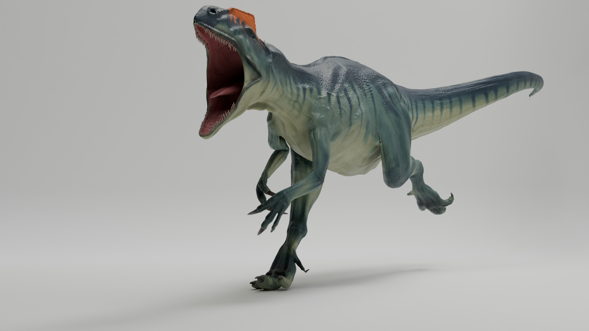 Realistic Animated Dinosaur - Rigged Textured Game Ready  3D model_2