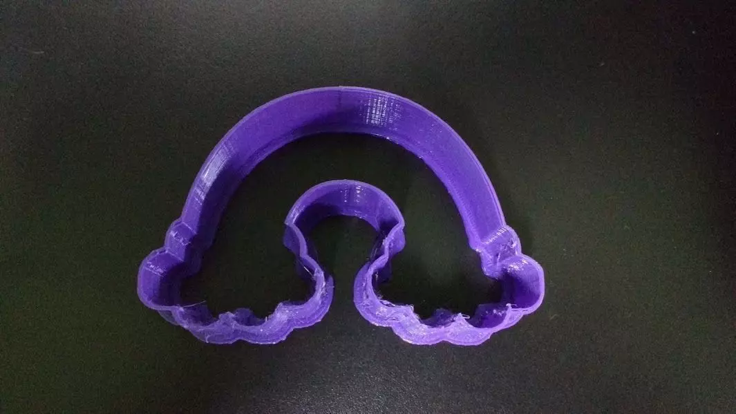 Rainbow Little Pony Series Cookie Cutter  3D print model_0