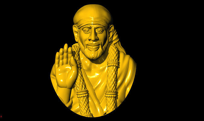 SAI BABA 3D MODEL 3D print model