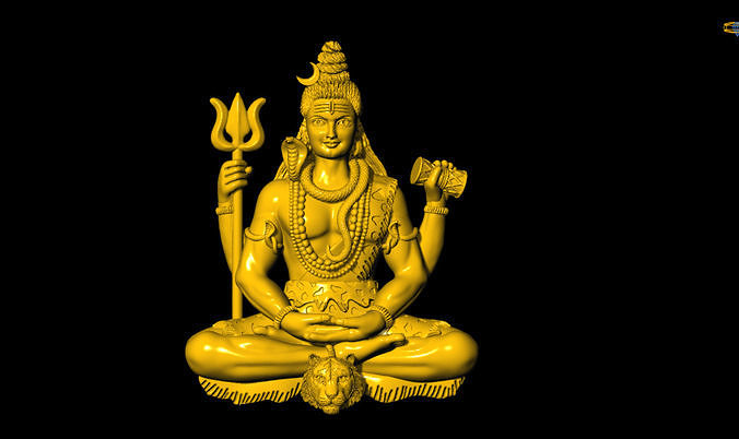 SHIV 3D PRINTED MODEL 3D print model
