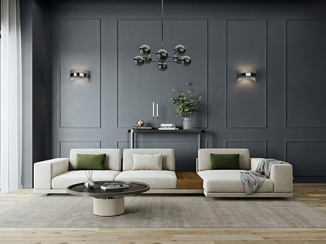 Interior Living Room Scene 63 3D model