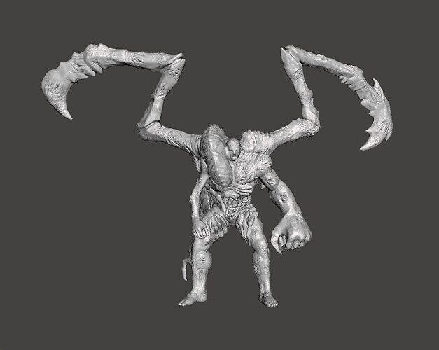 RE PARASITE SUPERTYRANT MINIATURE MODEL HORROR FANTASY GAMES RPG 3D print model