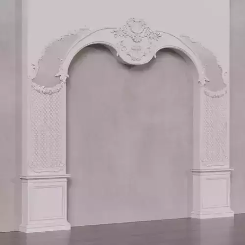 classic wall arched bano