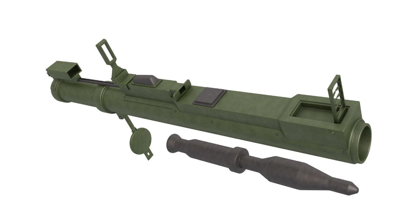 Incendiary Rocket Launcher 3D model_4