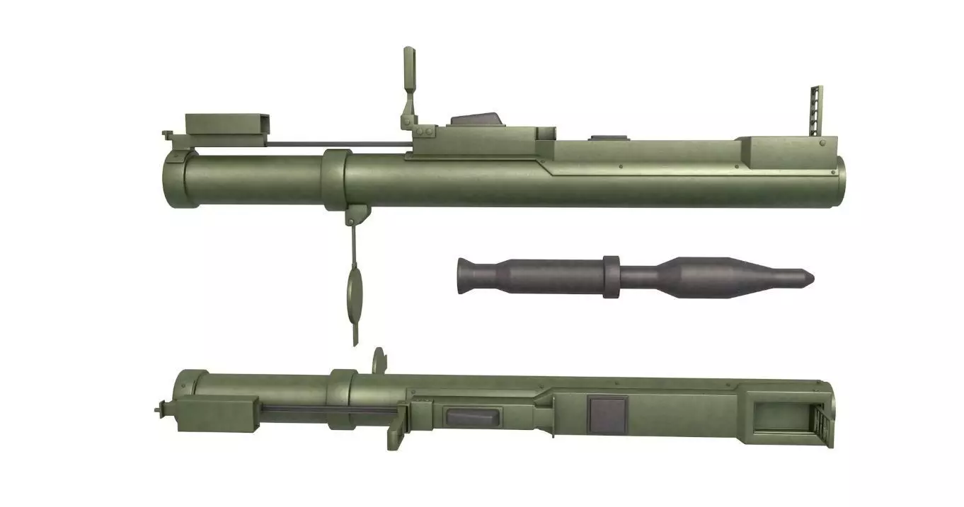 Incendiary Rocket Launcher 3D model_0