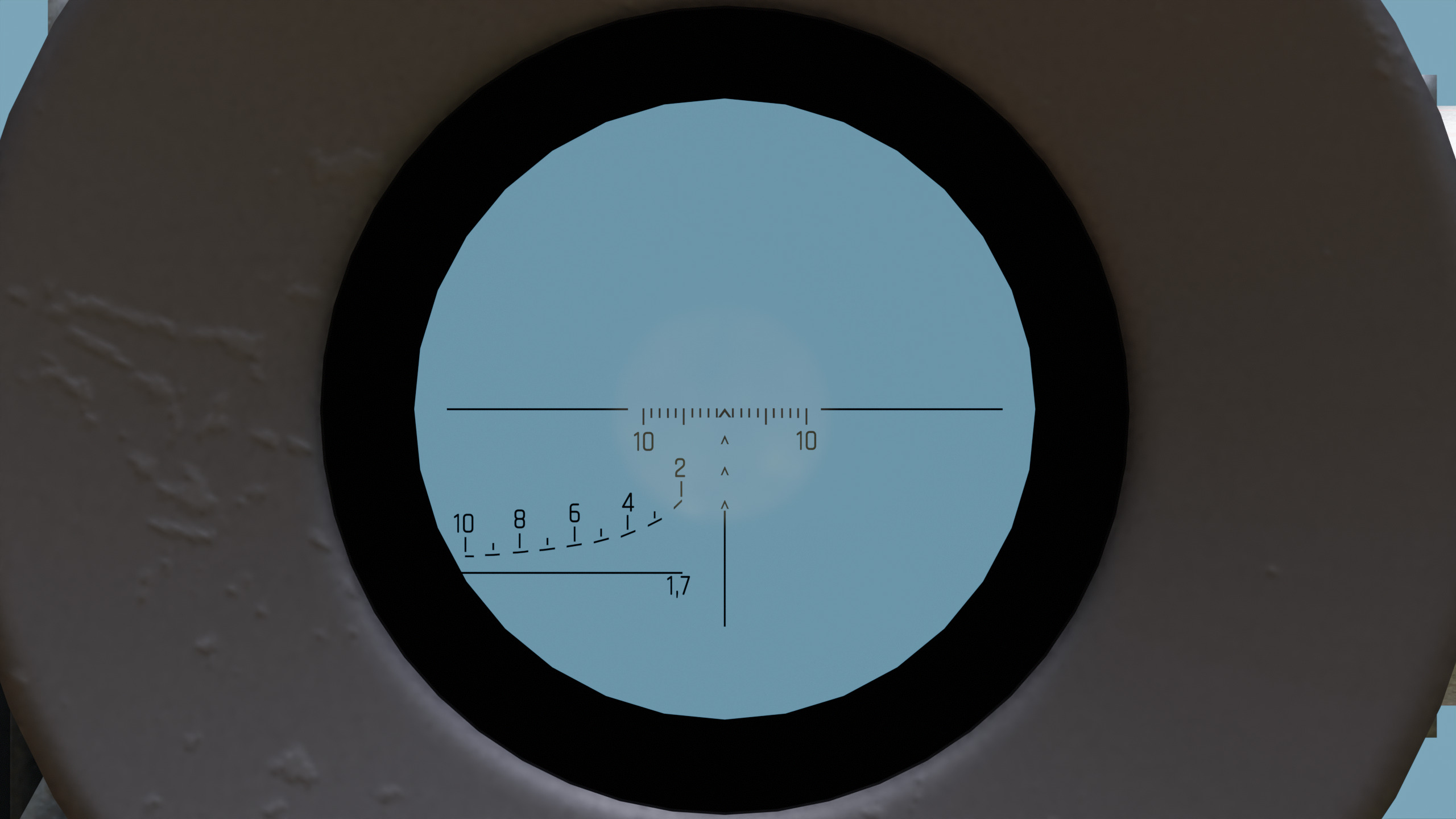PSO-1 scope Low-poly 3D model_13