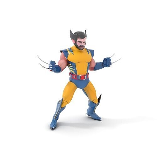 Heroic Clawed Fighter Character Model  Rigged and Animated Low-poly 3D model