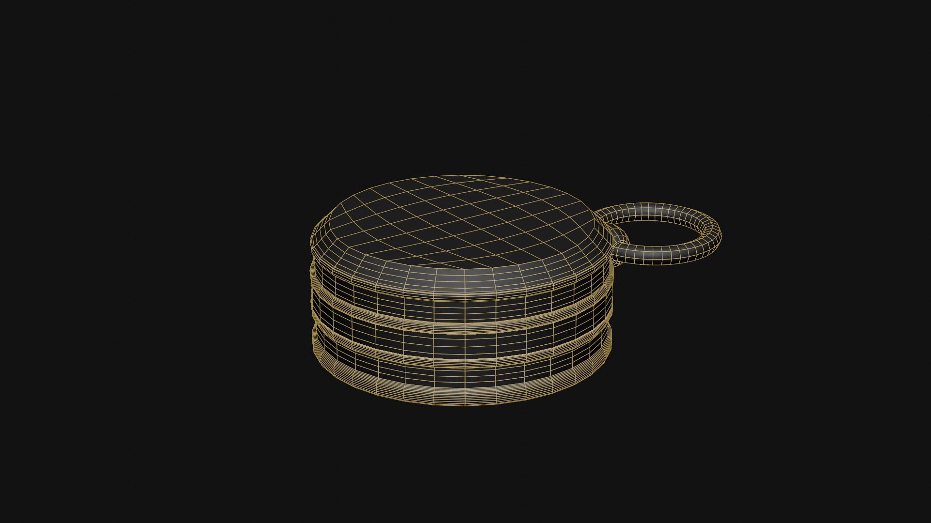 Compass Low-poly 3D model_18