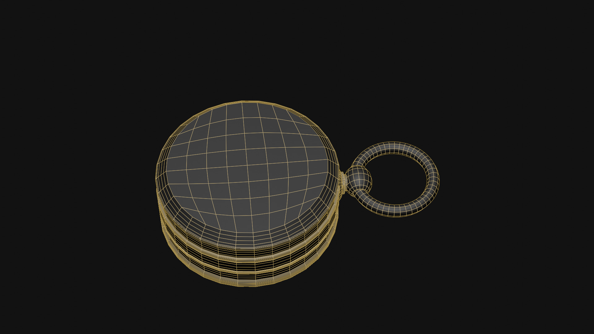 Compass Low-poly 3D model_12