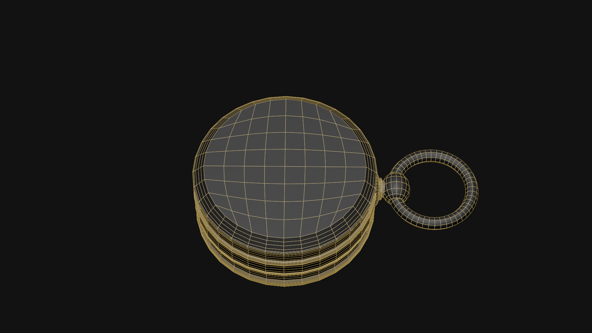 Compass Low-poly 3D model_16