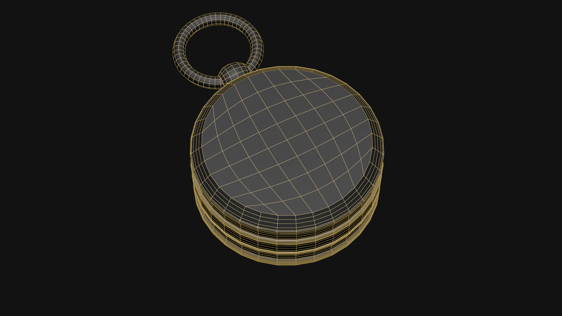 Compass Low-poly 3D model_11