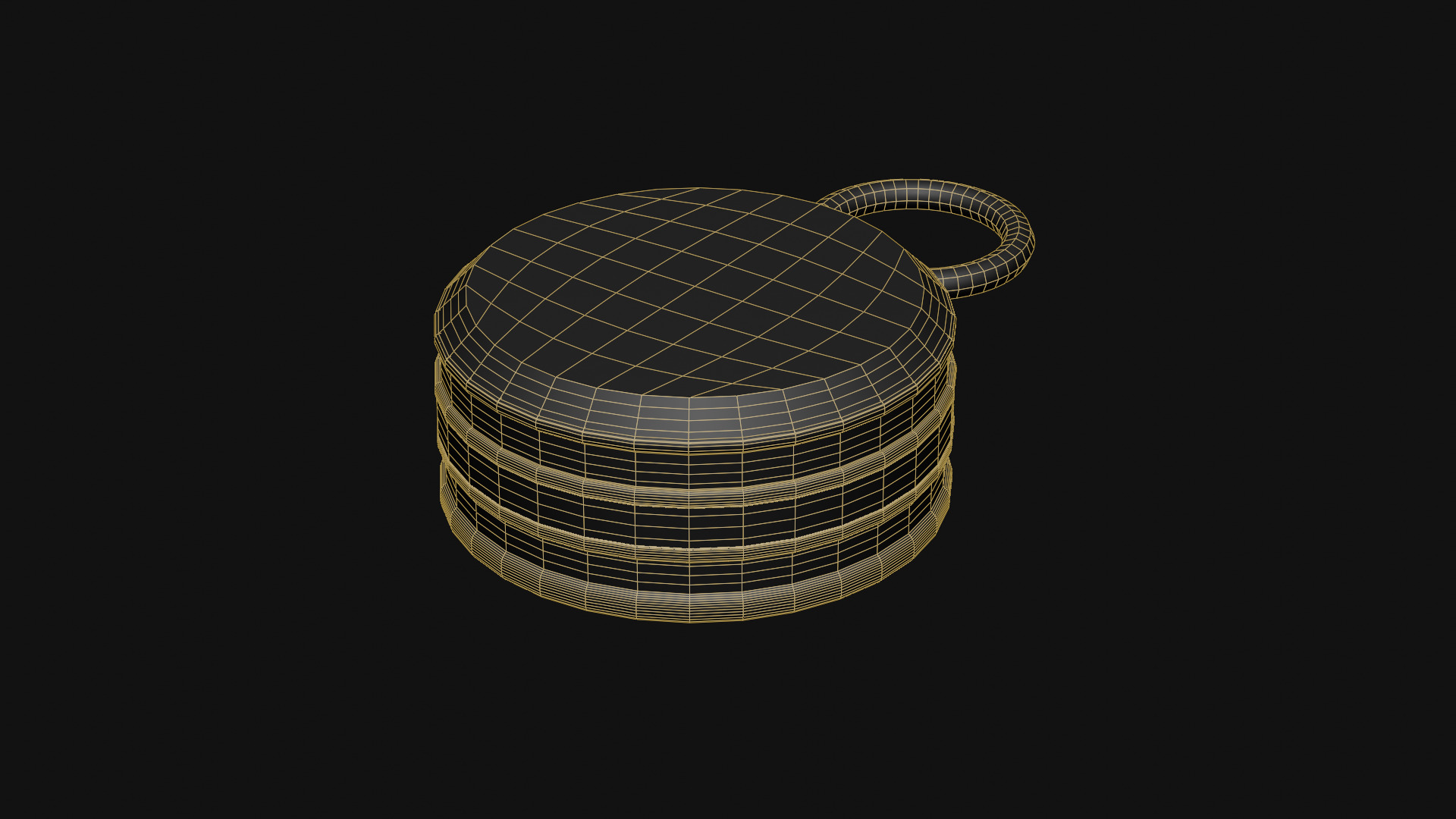 Compass Low-poly 3D model_17