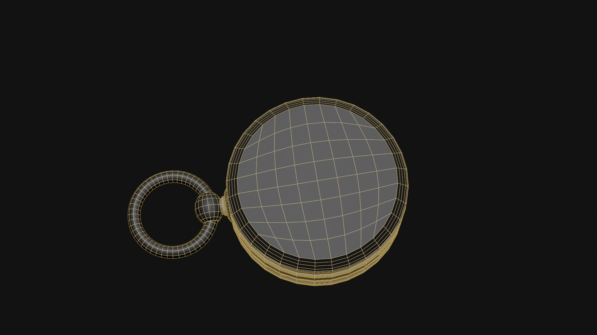 Compass Low-poly 3D model_19