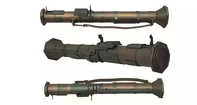 AT4 Airsoft Recoilless  3D model