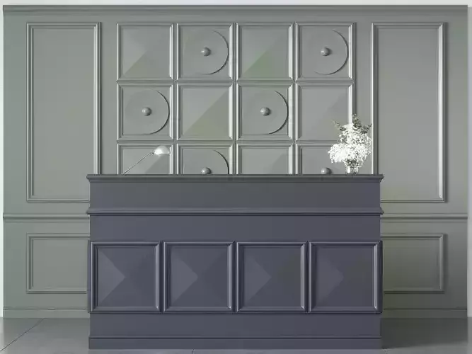RECEPTION DESK NO18 A 3D model