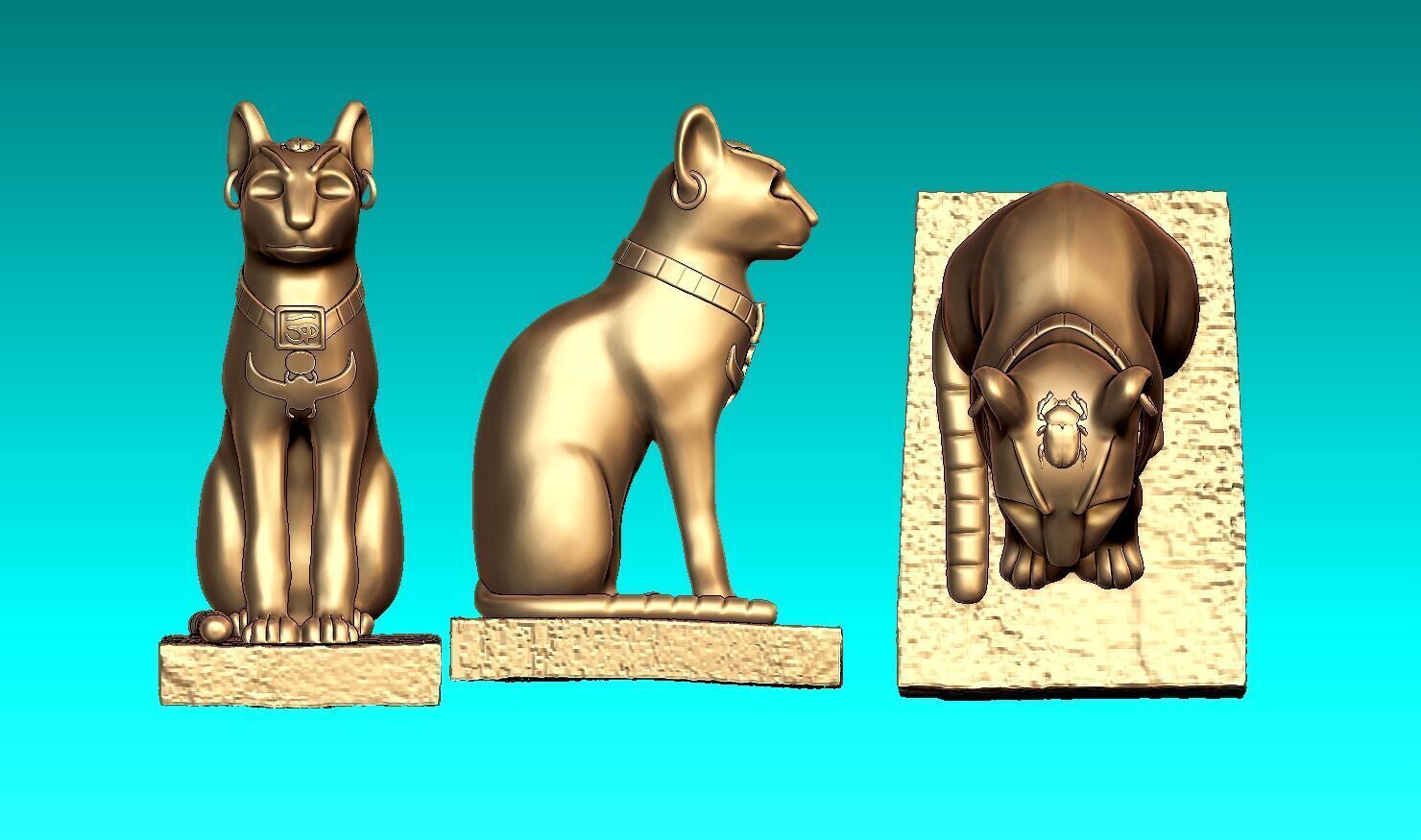 Bastet 3D print model_2