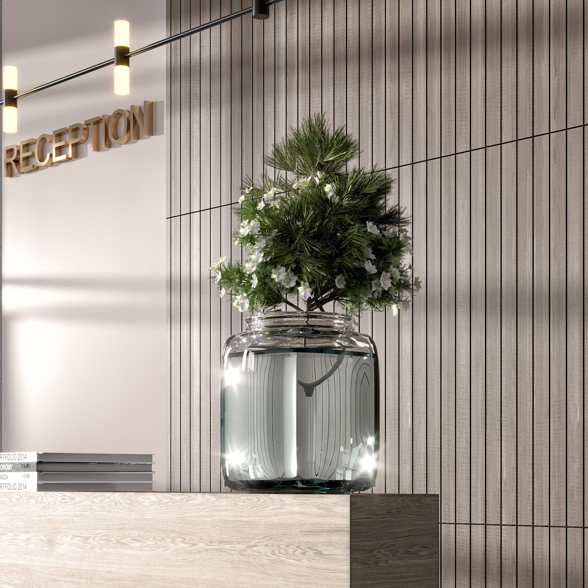 RECEPTION DESK NO14 A 3D model_8