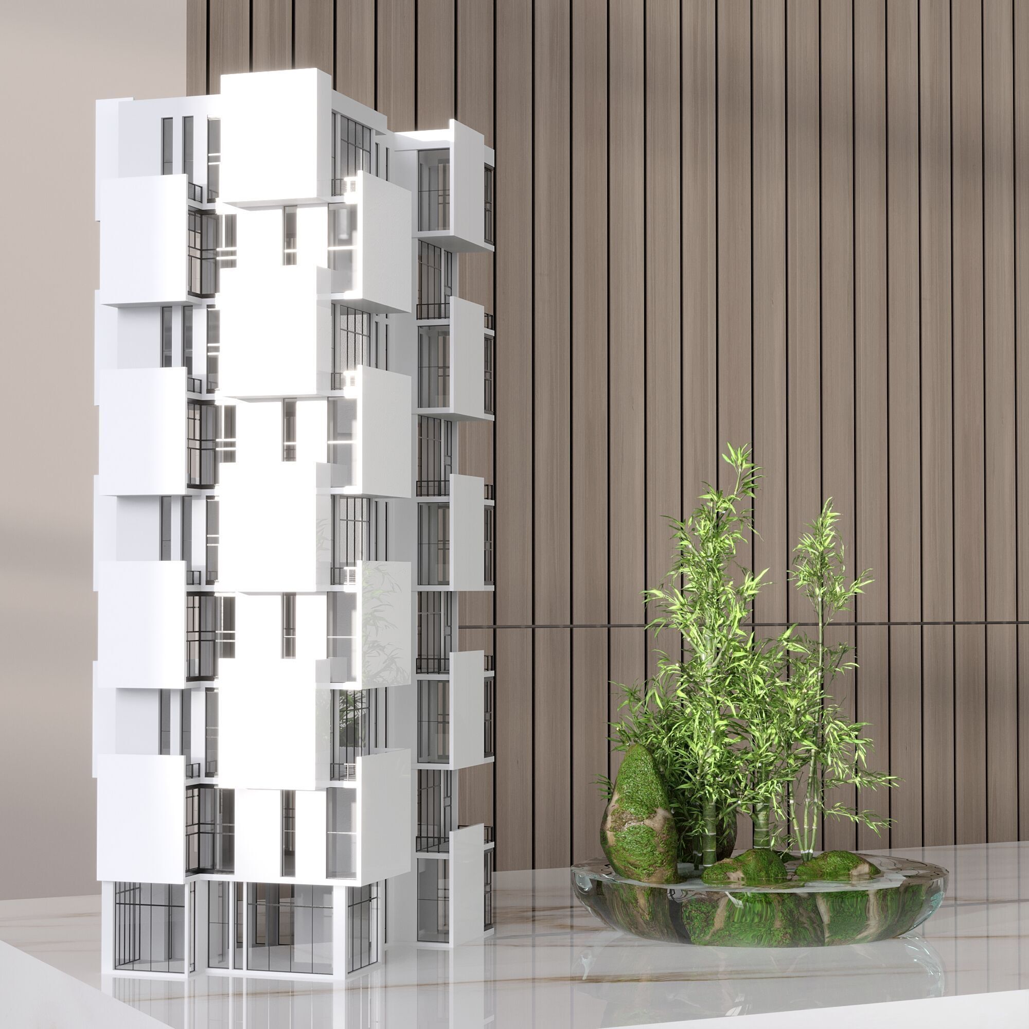 RECEPTION DESK NO14 A 3D model_2