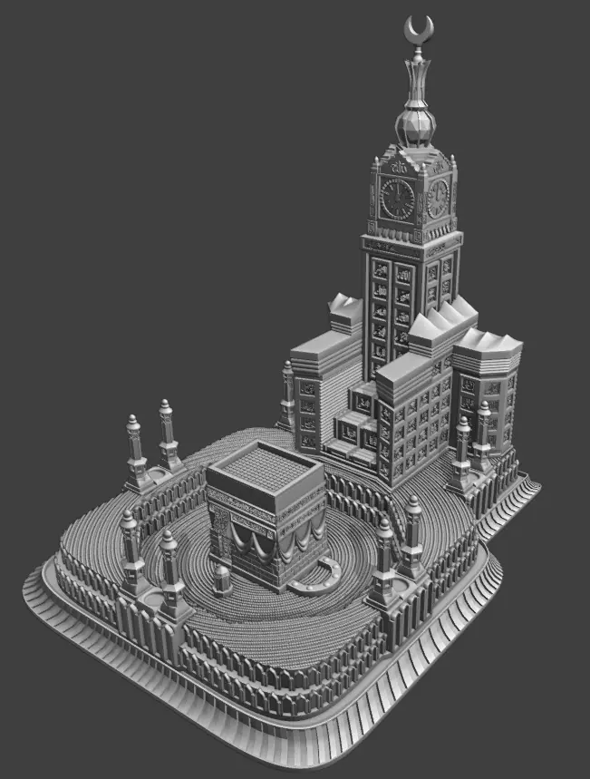 Masjid al-Haram 3D print model_0