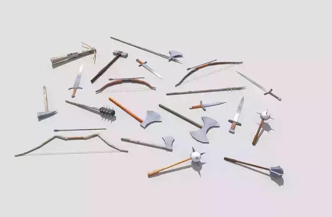 big medieval weapons pack