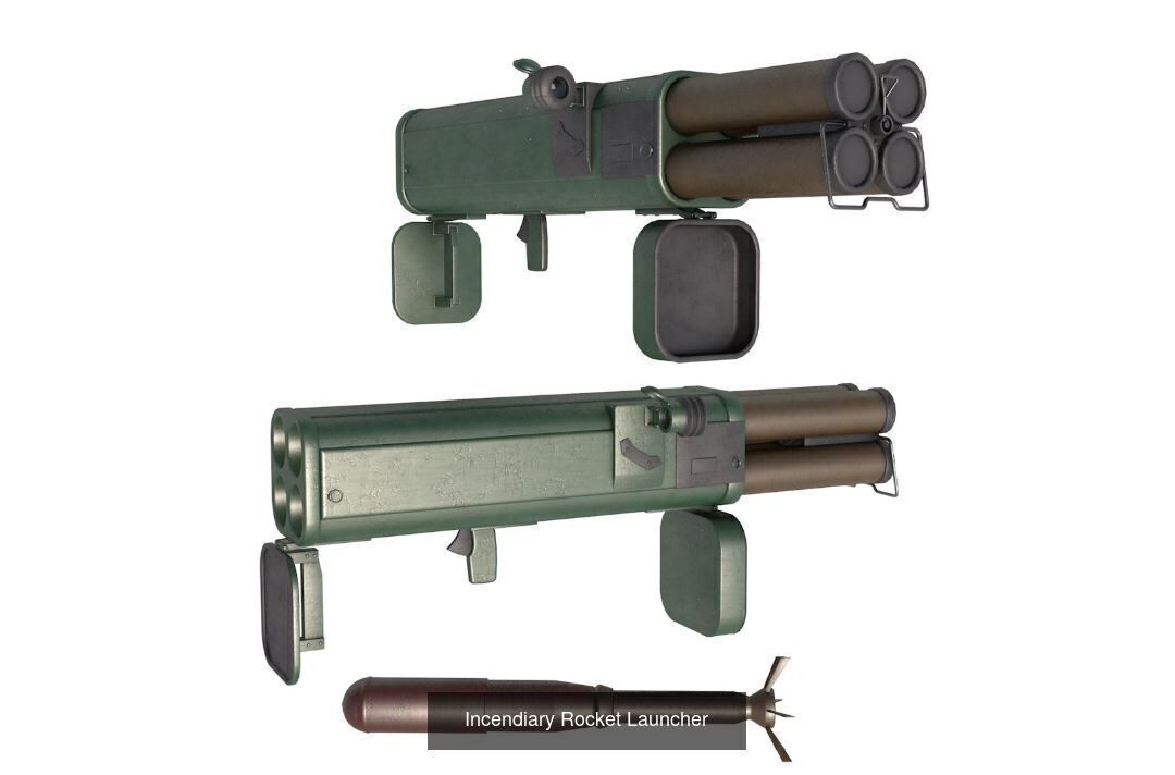 Rocket Launchers  3D Model Collection_2