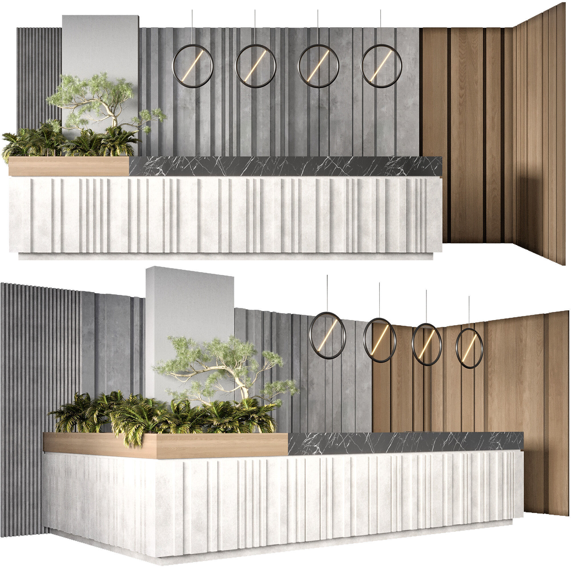 RECEPTION DESK NO11 A 3D model_4