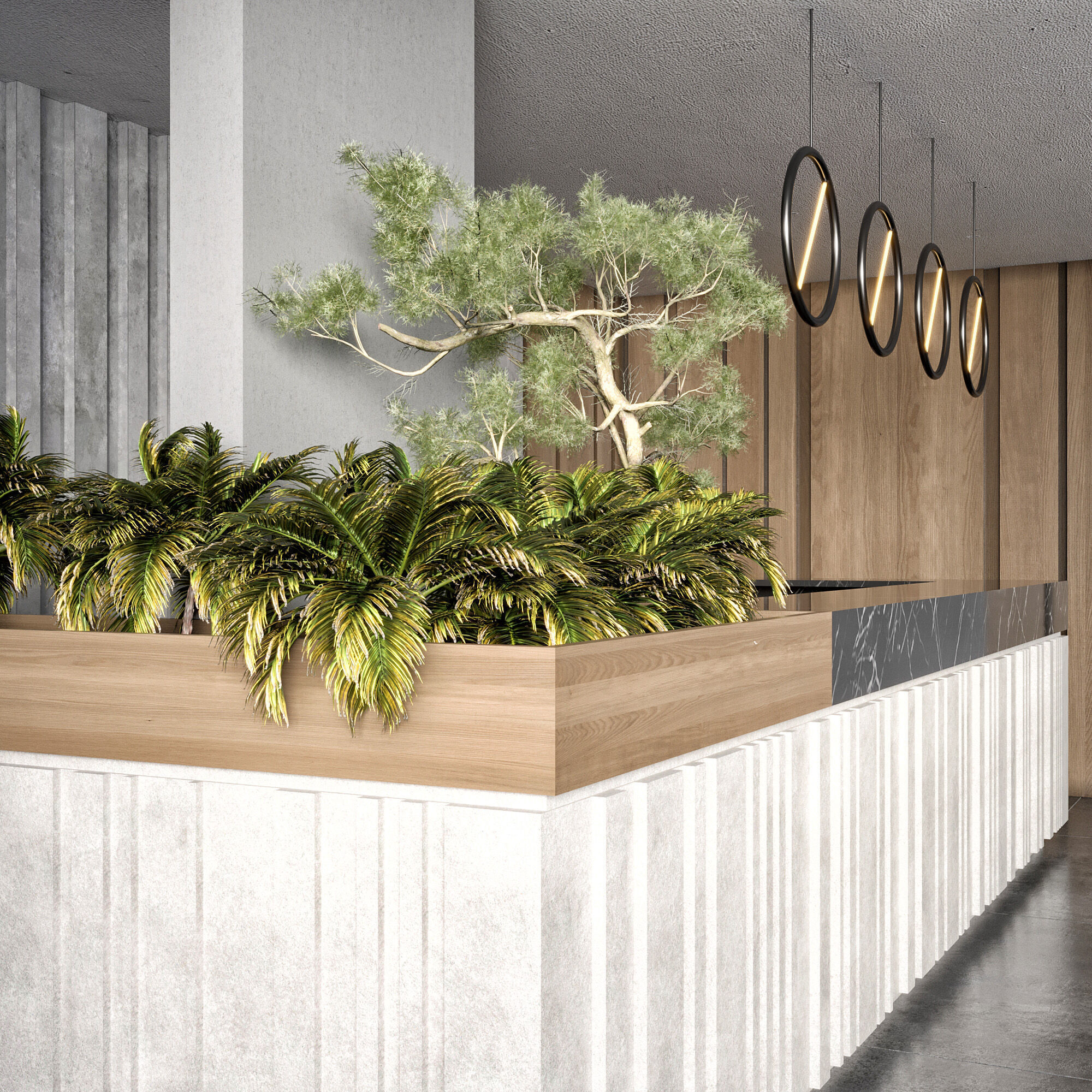 RECEPTION DESK NO11 A 3D model_7