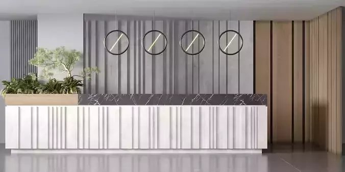 RECEPTION DESK NO11 A 3D model