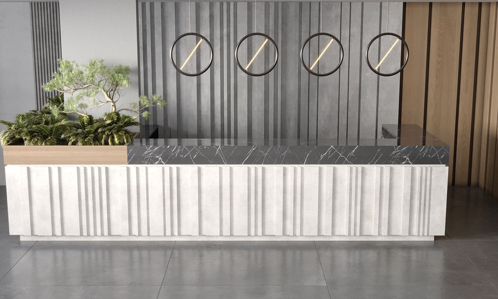 RECEPTION DESK NO11 A 3D model_2