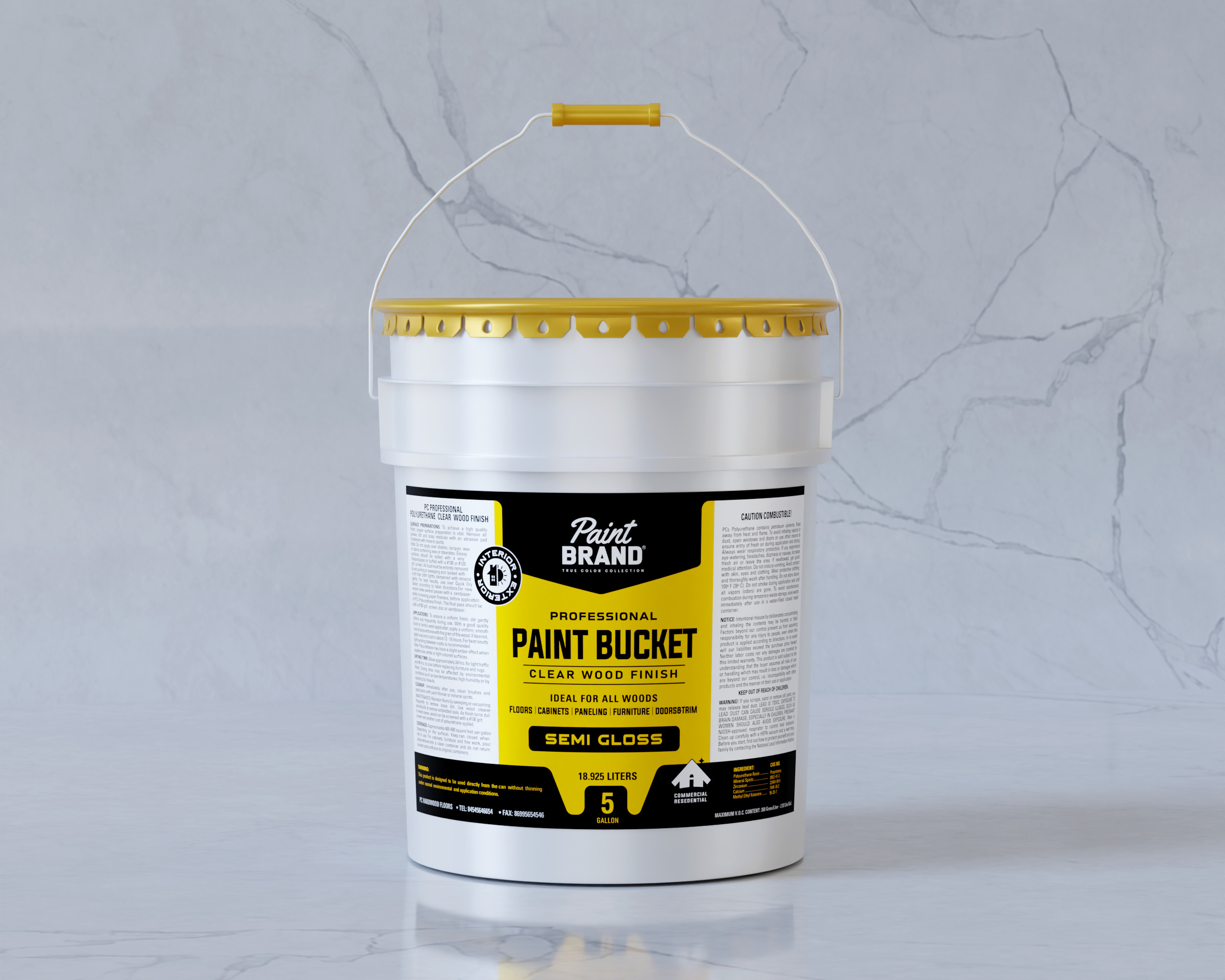 5 Gallon Paint Bucket Packaging 3D model_1