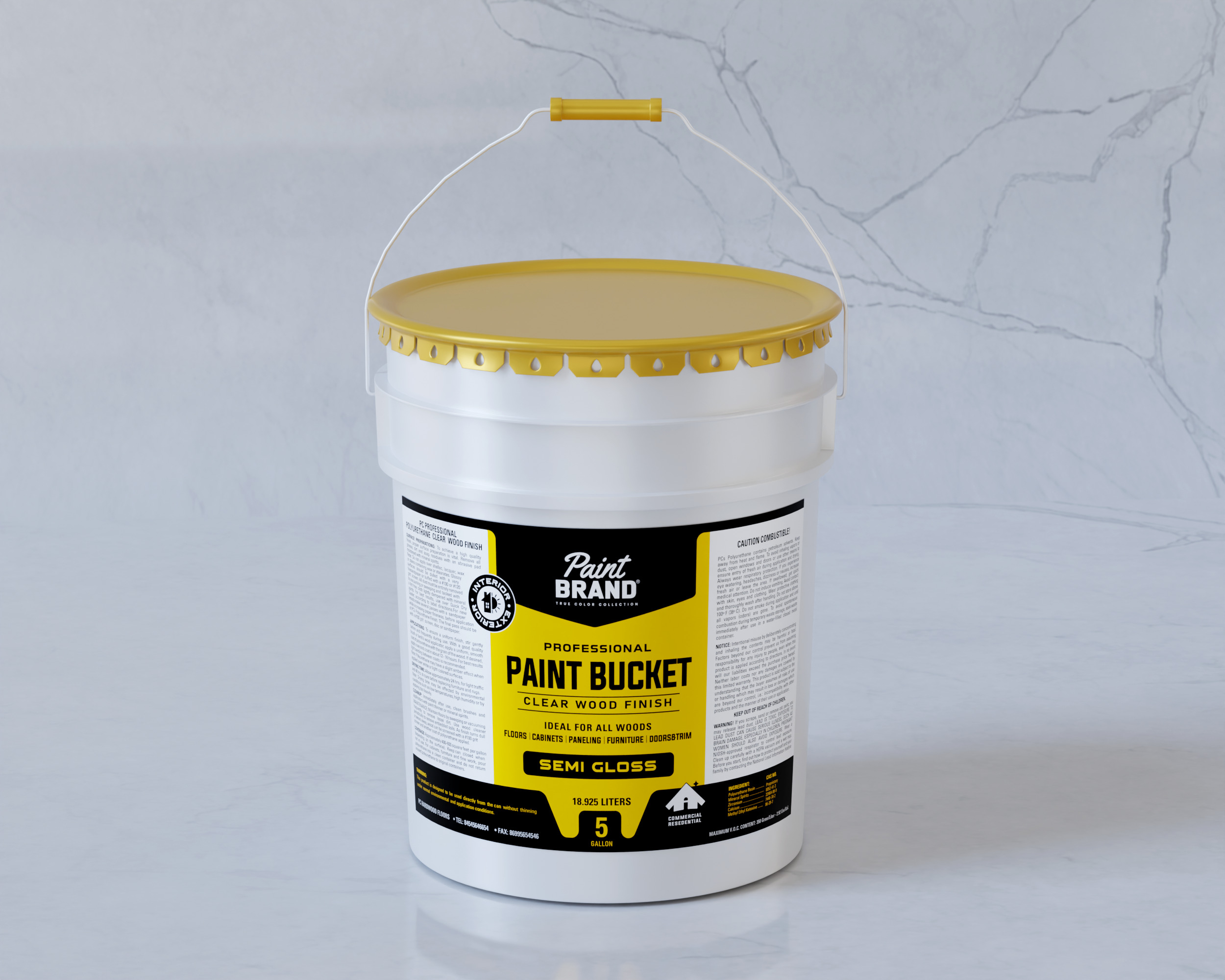 5 Gallon Paint Bucket Packaging 3D model_3