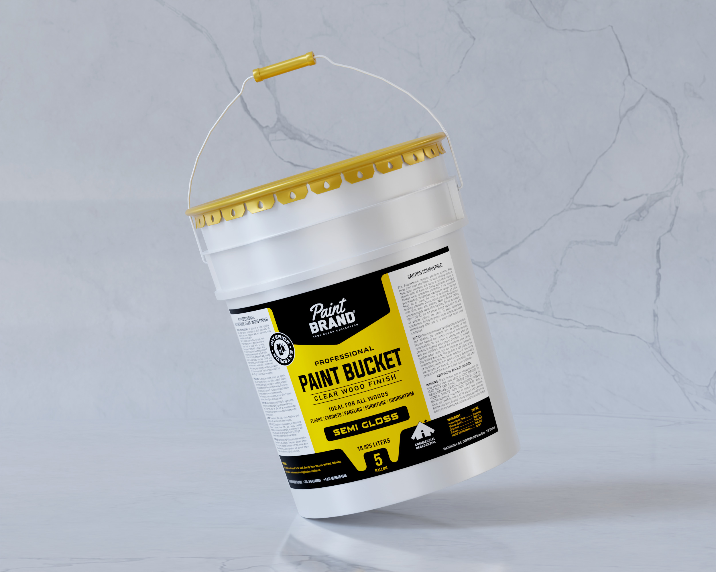 5 Gallon Paint Bucket Packaging 3D model_8