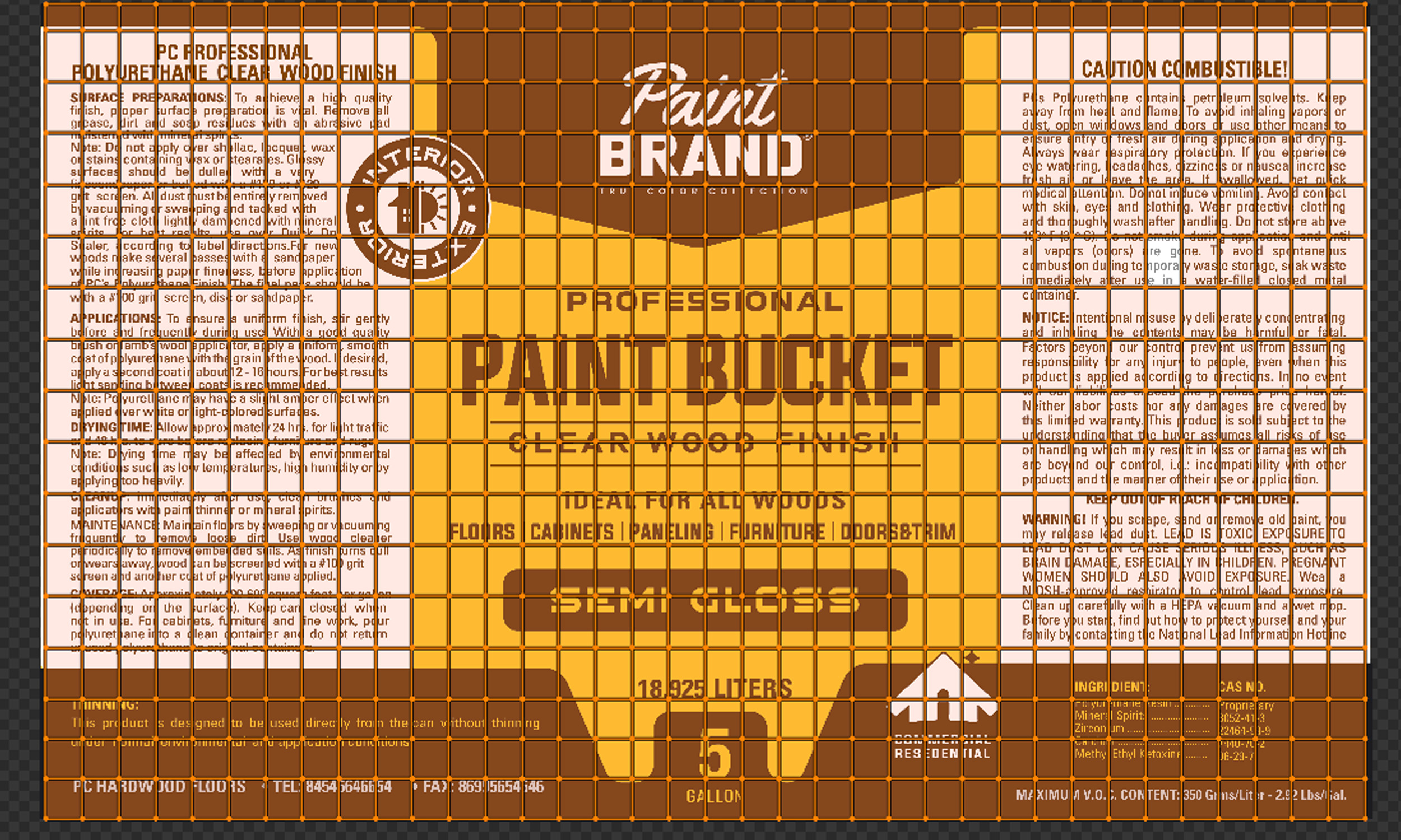 5 Gallon Paint Bucket Packaging 3D model_11