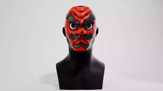 Urokodaki Mask Demon Slayer 3D print model