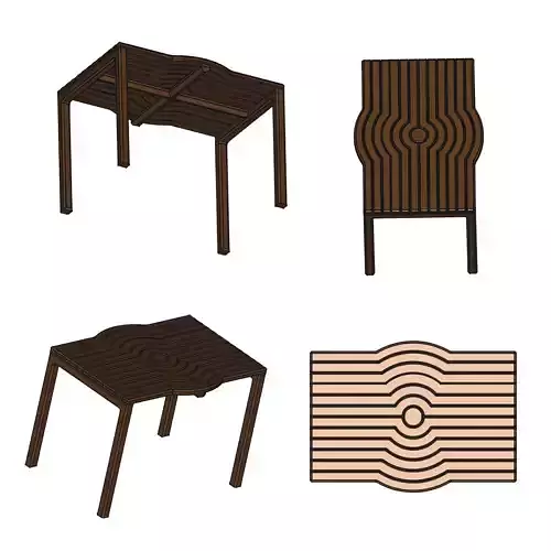 Minimalist Wave Table