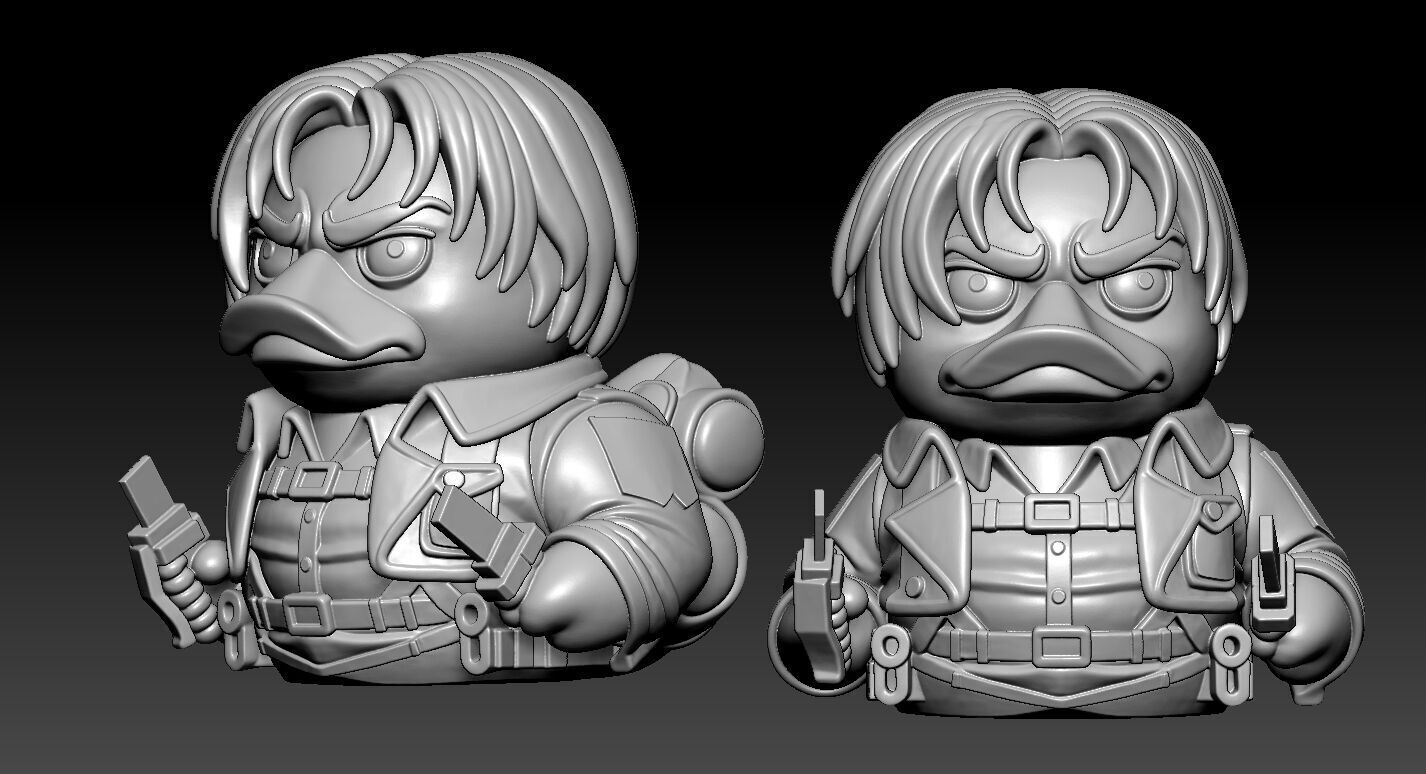 Rubber Duck - Attack On Titan model - 3D print 3D print model_3