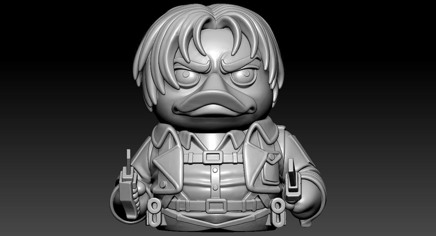 Rubber Duck - Attack On Titan model - 3D print 3D print model_2