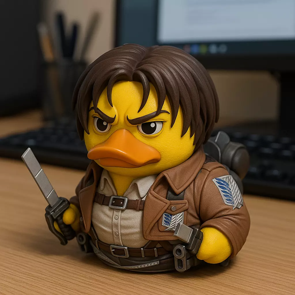 Rubber Duck - Attack On Titan model - 3D print 3D print model_0