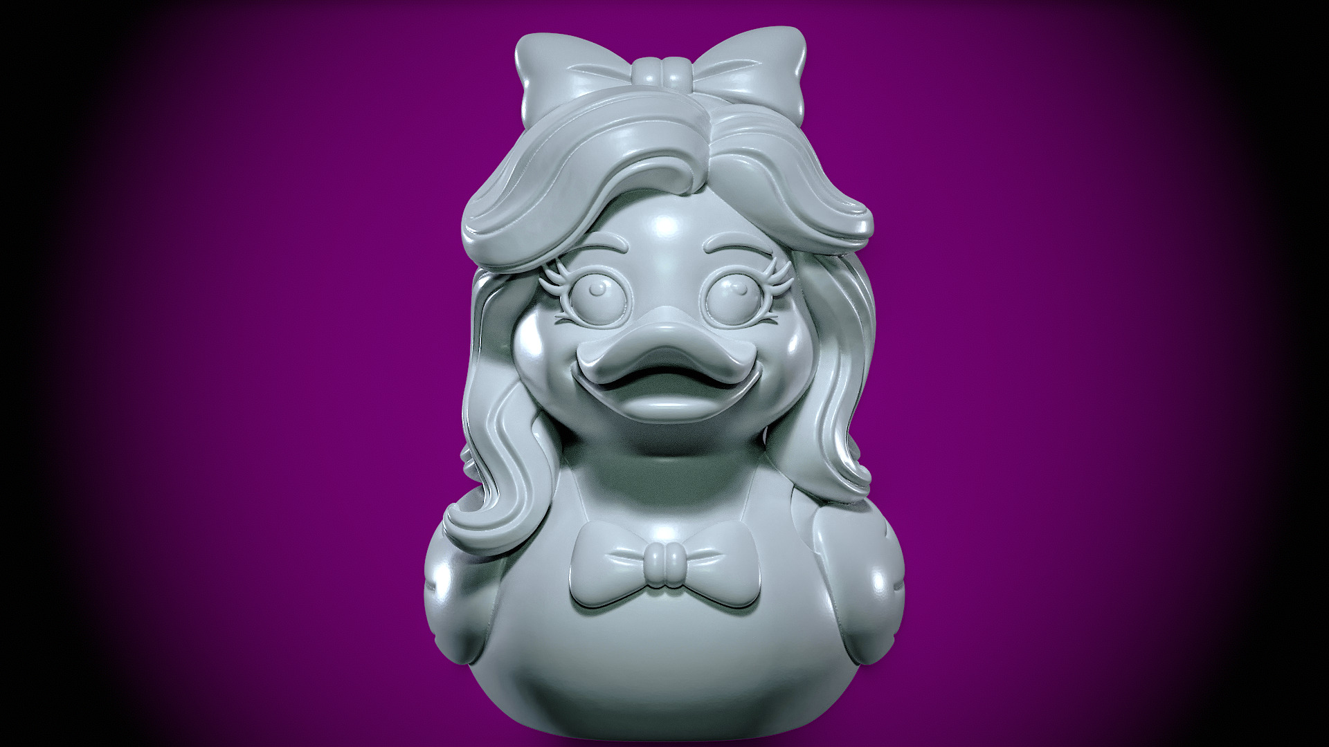 Rubber Duck - Princess Barbie model - 3D print 3D print model_1