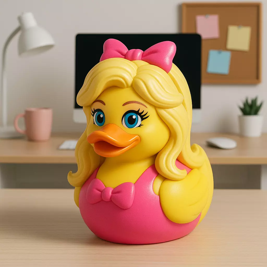 Rubber Duck - Princess Barbie model - 3D print 3D print model_0