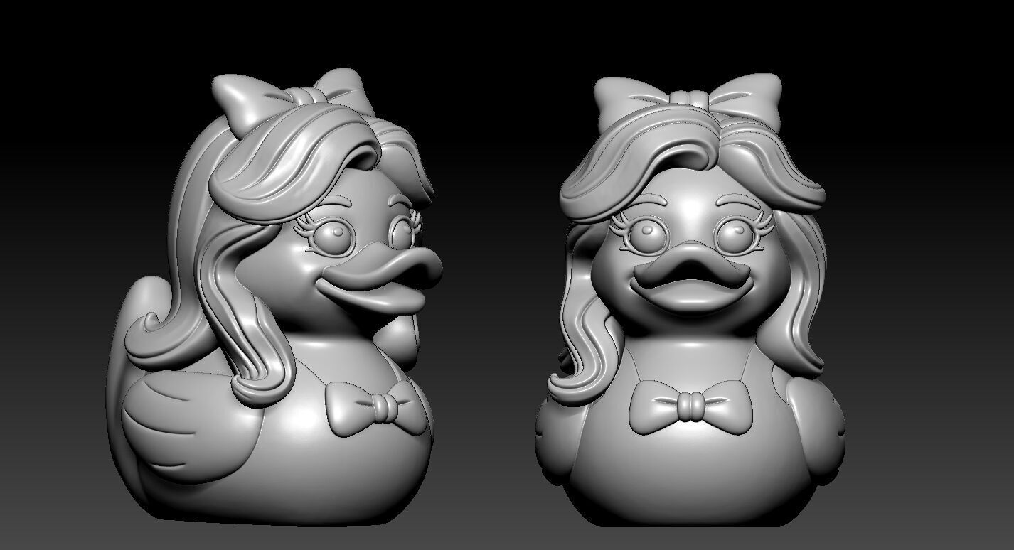 Rubber Duck - Princess Barbie model - 3D print 3D print model_2