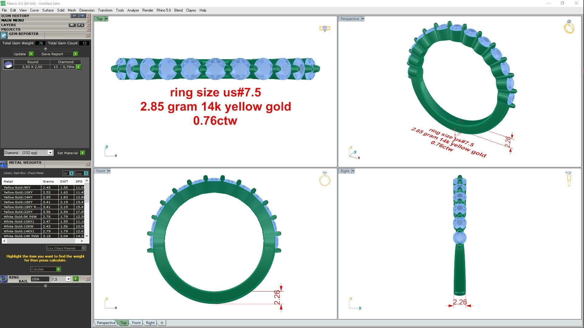 Ring 1093 3D print model_1