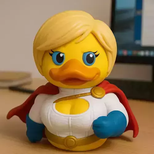 Rubber Duck - Power Girl DC comics - 3d print