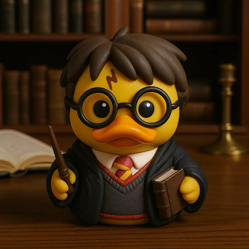 Rubber Duck - Harry Potter statue - 3D print 3D print model_0