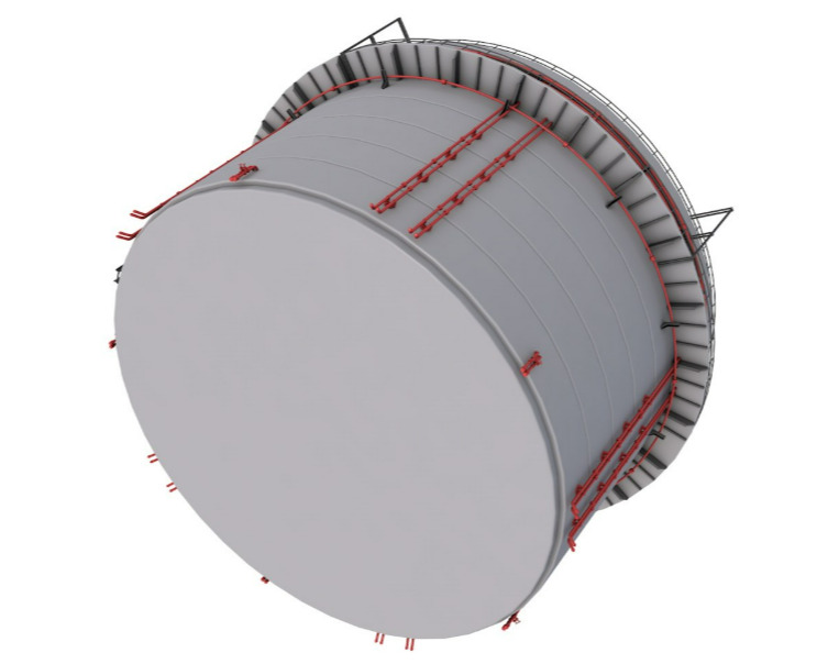 Industrial Silo 3D model_2