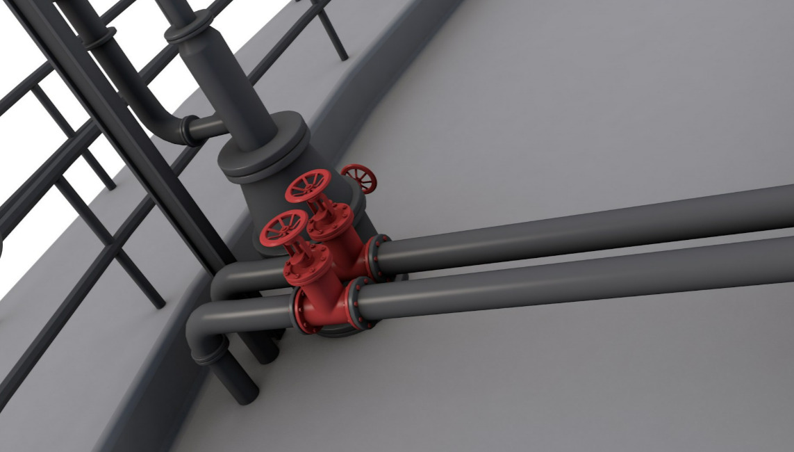 Industrial Silo 3D model_3