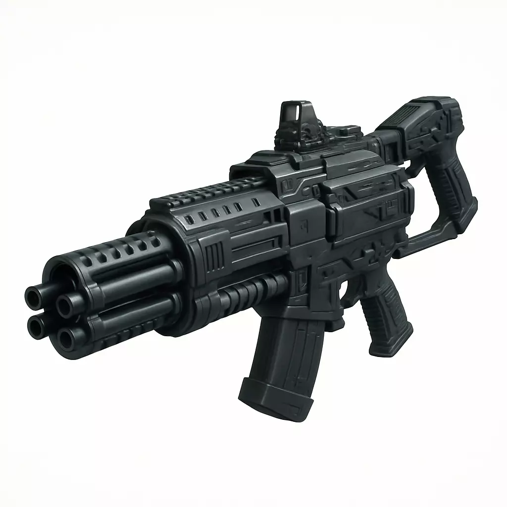 Combat gun 3D model_0