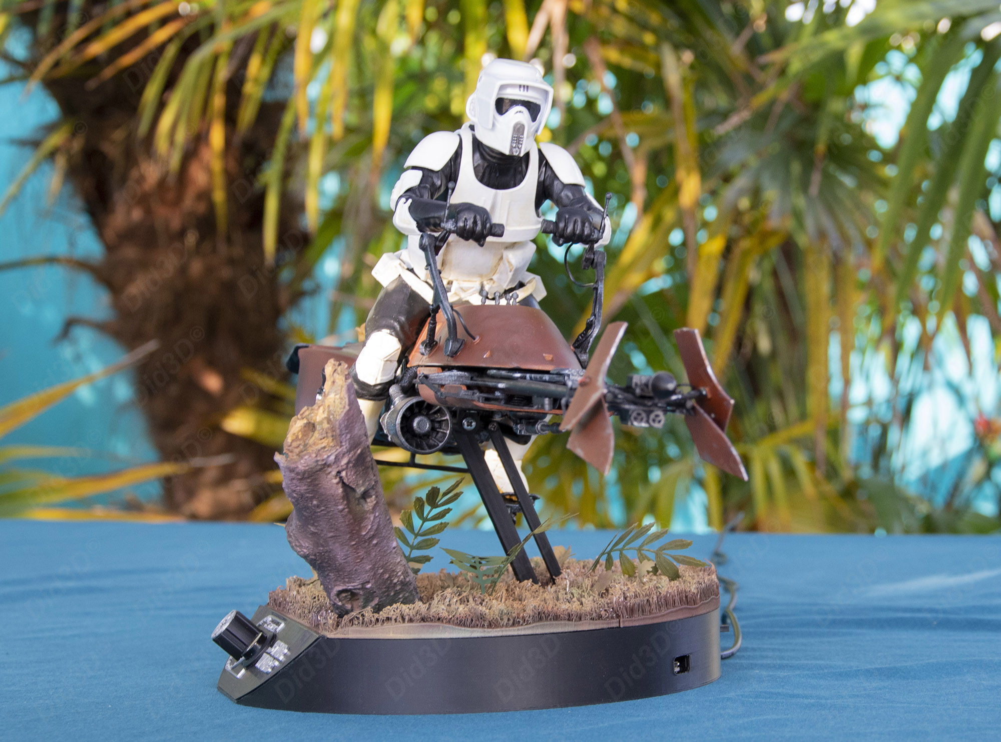 SpeederBike Return of the JEDI Did3D Animatronic 1-8 Scale 500mm 3D print model_4