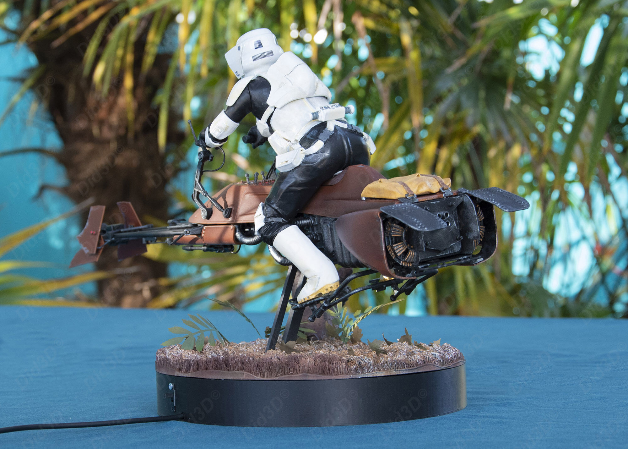 SpeederBike Return of the JEDI Did3D Animatronic 1-8 Scale 500mm 3D print model_5